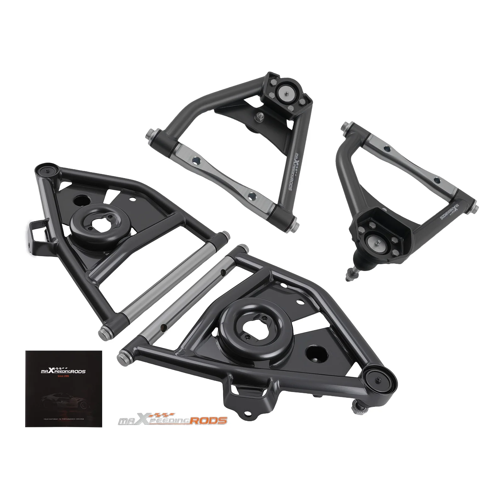 

Set of 4 Tubular Control Arms Upper & Lower for 1963-1986 Chevrolet C10 Pickup