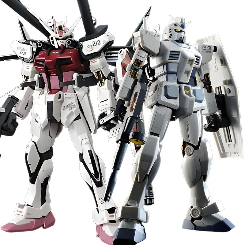 バンダイオリジナルモデルキットガンダム RG ストライクルージュ + I.W.S.P&RX-78-3 G-3 ガンダム 1/144 フィギュア組立おもちゃモデルギフト男の子のための