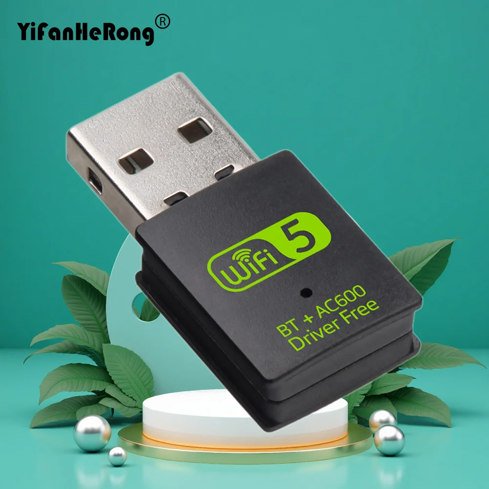 2в1 двухдиапазонный Wi-Fi 600 Мбит/с USB-адаптер Wi-Fi Bluetooth-совместимый 2,4G и 5 ГГц Mini USB WiFi-ключ Сетевой беспроводной WLAN-приемник 2в1 двухдиапазонный Wi-Fi 600 Мбит/с USB-адаптер Wi-Fi Bluetooth-совместимый 2,4G и 5 ГГц Mini USB WiFi-ключ Сетевой беспроводной WLAN-приемник