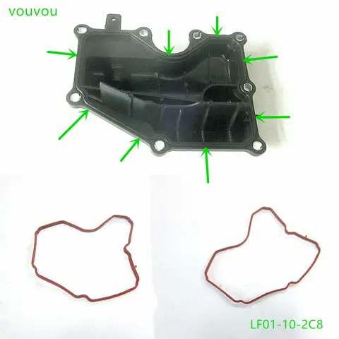 Accessori auto LF01-10-2C8 guarnizione separatore olio per Mazda 3 BK BL Mazda 6 GG GY GH Mazda 5 MX-5 BT-50 CX-7 Tribute 1.8 2.0 2.3