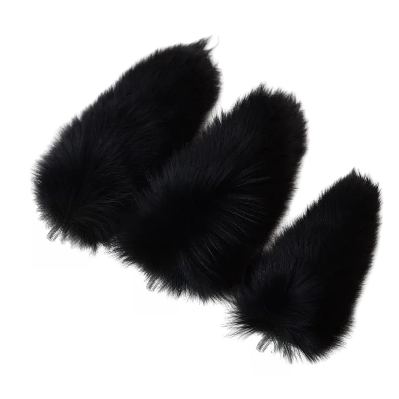 30-100cm Exotic Separable Black Fox Tails Metal Anal Sex Toys for Couple BDSM Animal Cosplay Anue Butt Plug Sexy Shop