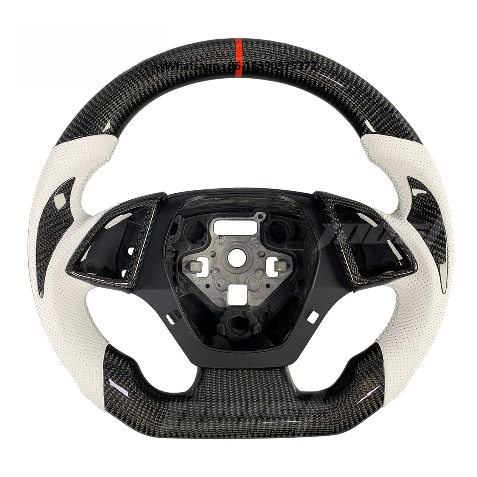 

For ZL1 1LE SS 2SS Coupe for C7 2016-2023 Customized Carbon Fiber Steering Wheel with LED Display