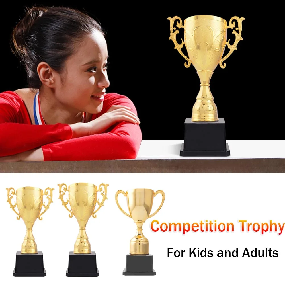 

1 Pc Award Trophy Winner Trophies with Base Children Plastic Trophy Toys For Kids Competition Reward Prize Party Favors