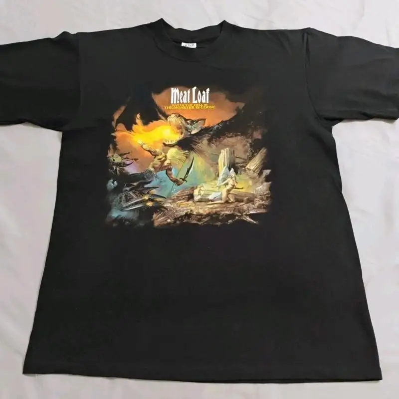 Meat Loaf 2007 Tour T-Shirt Tee XL Concert Bat Out Of Hell III Three Bats Tour