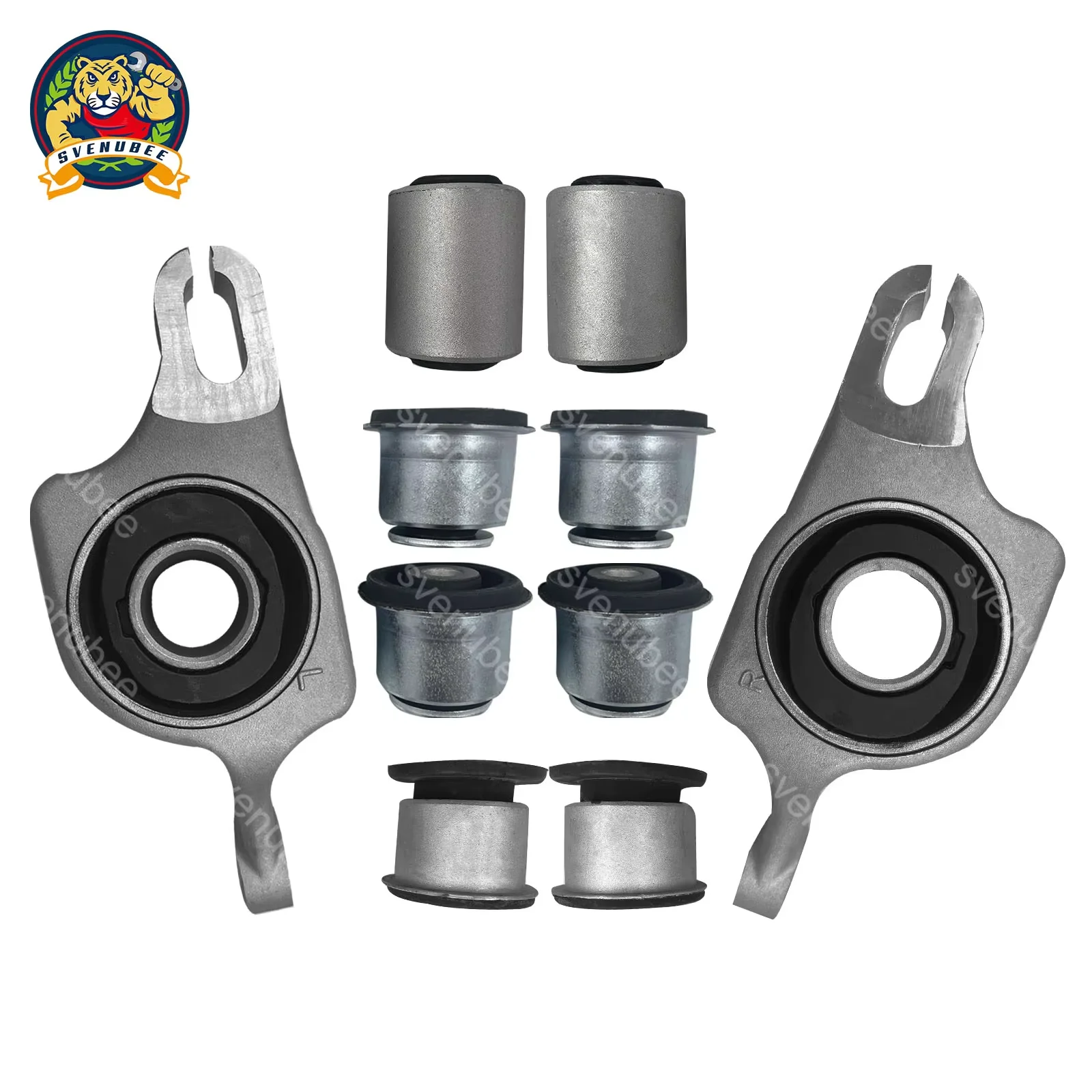 Svenubee Front Upper Lower Control Arm Bushings 10Pcs Set for Jeep Grand Cherokee Dodge Durango 2011 2012 2013 2014 2015 K201335