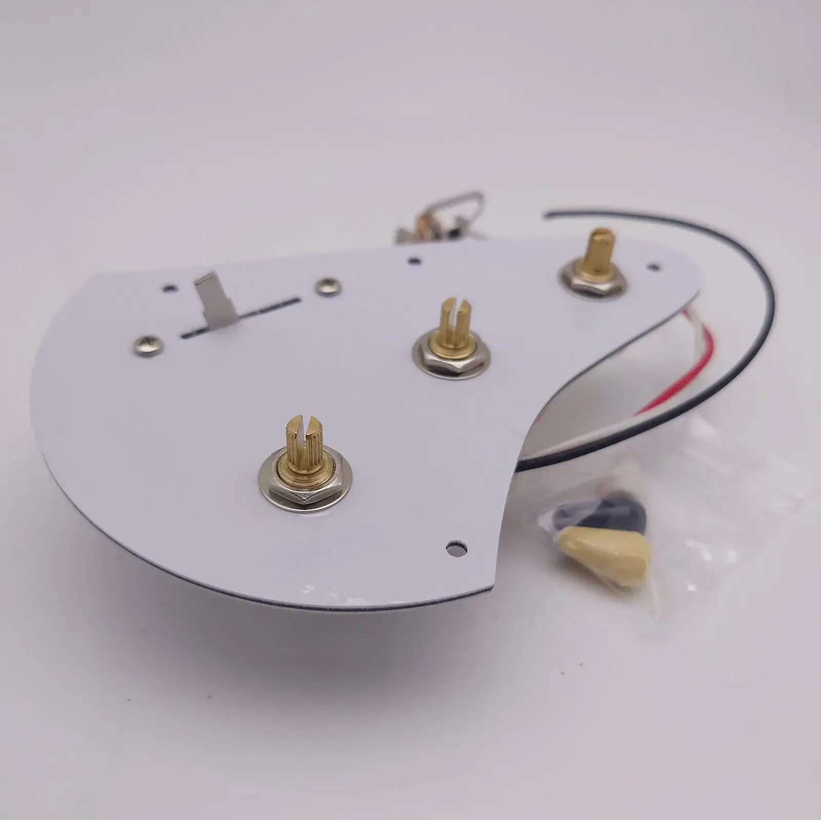 Loaded Prewired ST Guitar Wiring Harness Kit 3x250K Brass Pots+5-Way Switch Guitar Accessoires