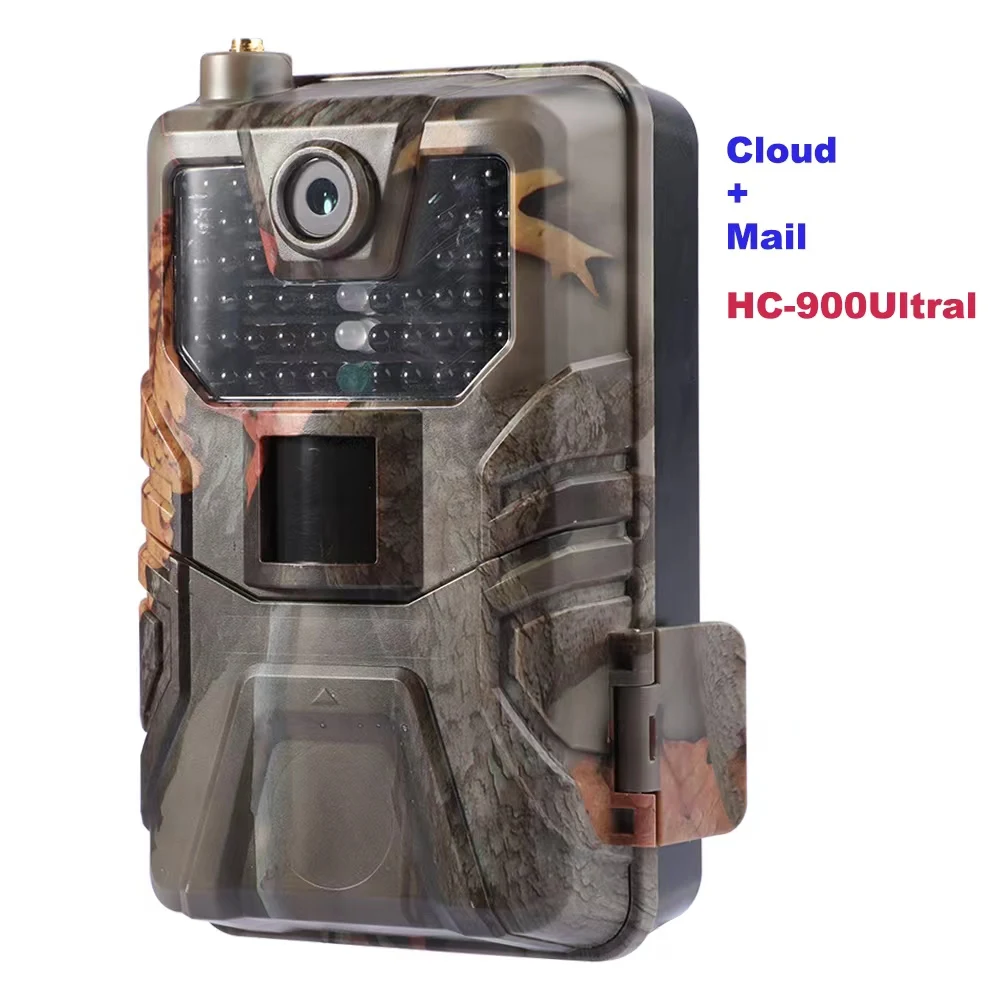 Cloud + Email 4G Hunting Camera HC-900Ultra with 4K Live Video Straming Wildlife Trail Camera