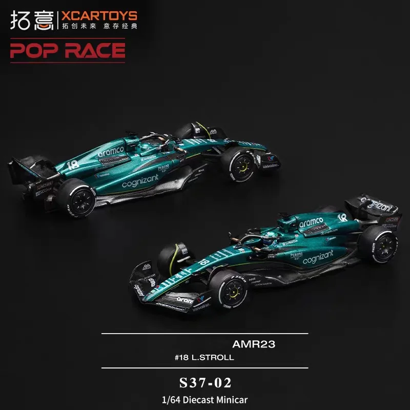 

Предпродажа Xcartoys X Pop Race 1:64 F1 AMR23-2023 # Коллекция литых под давлением моделей автомобилей L.STROLL, миниатюрная коллекция