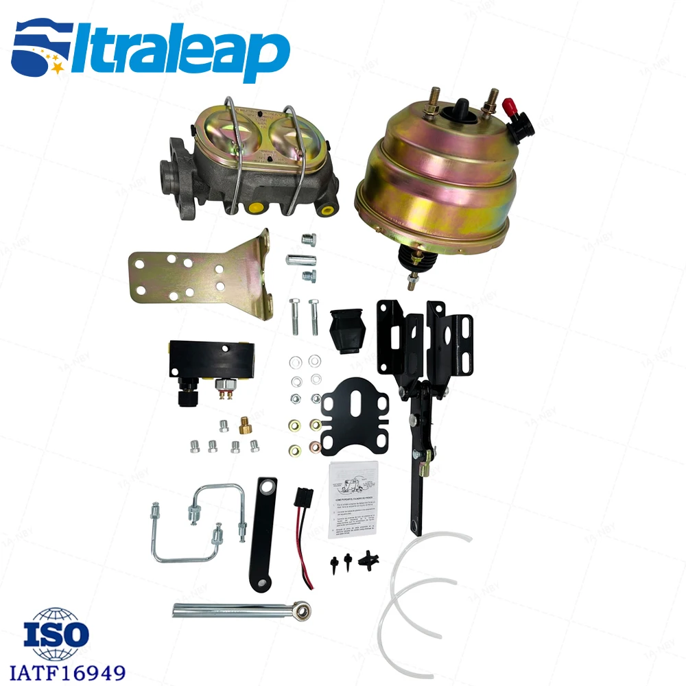 

8" Dual Power Brake Booster 1" Master Cylinder & Prop For 1957-1972 Ford Truck