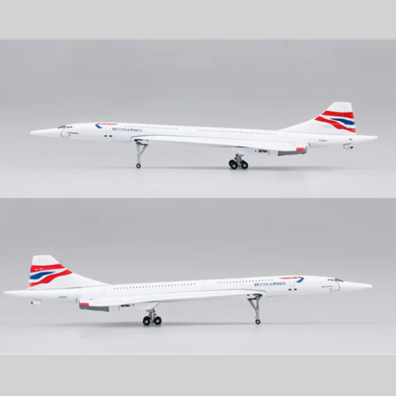 Modèle d'avion en alliage moulé sous pression, échelle 1:400/1:200, Concorde britannique/France, jouets d'exposition, Collection d'avions, cadeaux pour Fans