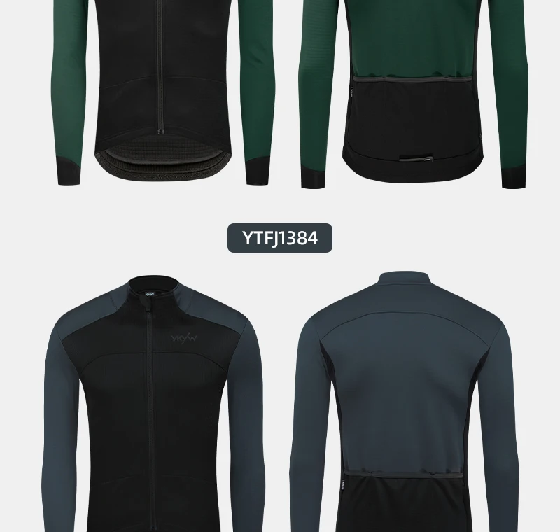 YKYWBIKE Winter -5-10 ℃ Herren Thermo-Fleece-Fahrradjacke, wasserdicht, winddicht, Fahrrad-Rennrad-Profi-Bekleidung, MTB-Fahrradoberteile – Detail 24