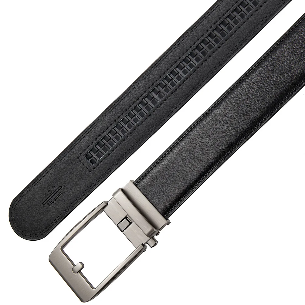 Business Gürtel für Männer Echtes Leder Automatische Männer Gürtel Luxus Hüftgurt Designer Gürtel Männlich Hohe Qualität Fashion Formal – Detail 15