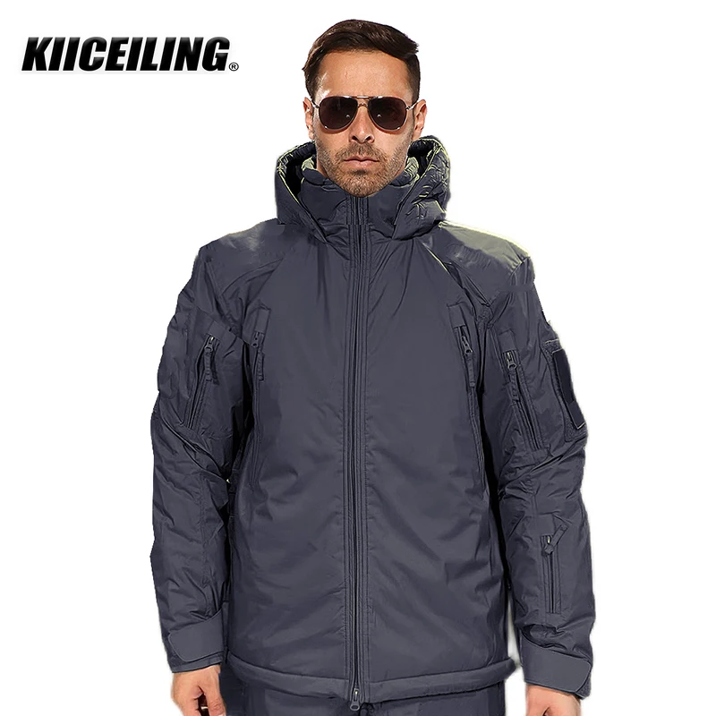 KIICEILING MIG 4.0 Winter Jackets Men, Tactical Jacket, Mens Jacket, Thermal Streetwear, Bomber Jacket, Parkas Coat Clothing