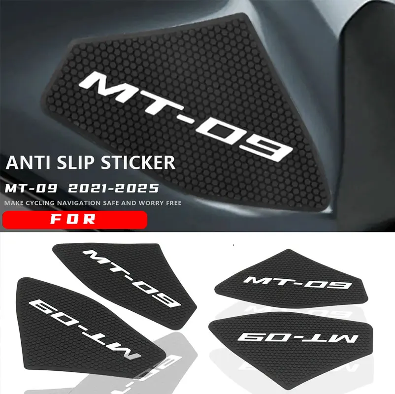 

For YAMAHA MT-09 2021-2025 Motocycle Accessories Side Fuel Tank Pad Protector Decal Gas Knee Grip Traction Stickers
