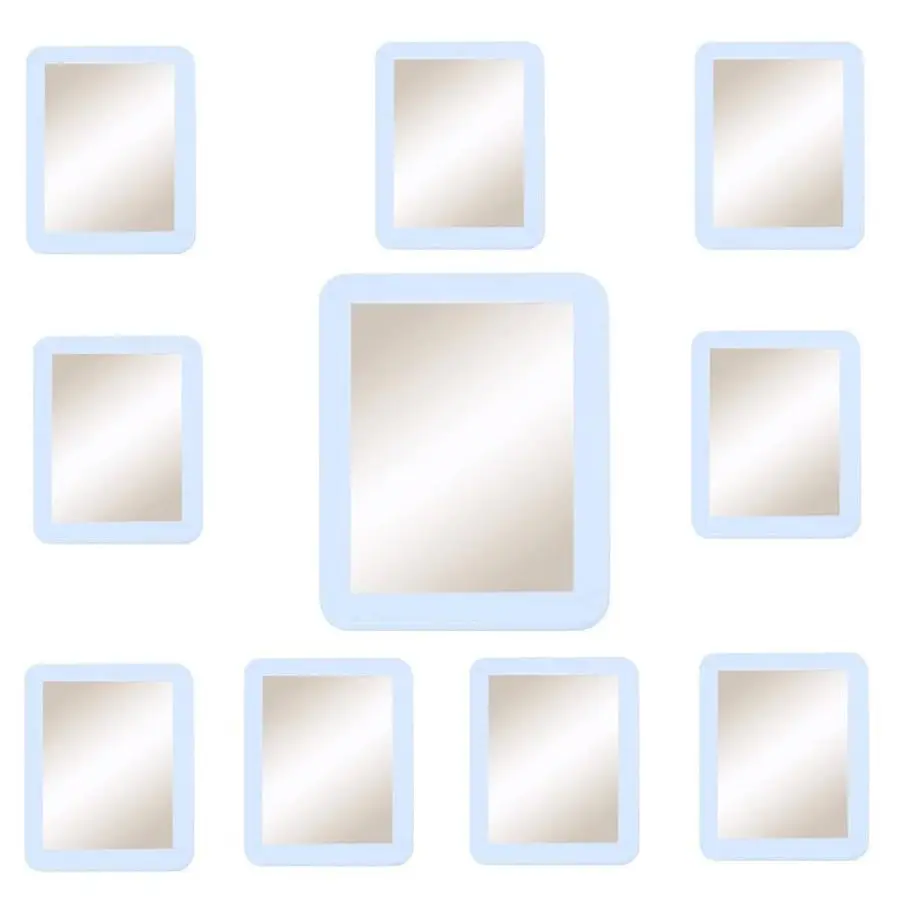 

Набор белых магнитных зеркал для шкафчиков, 5x7 дюймов, маленькие магнитные зеркала для школьных шкафчиков, ванных комнат, инструментальных ящиков, офисов