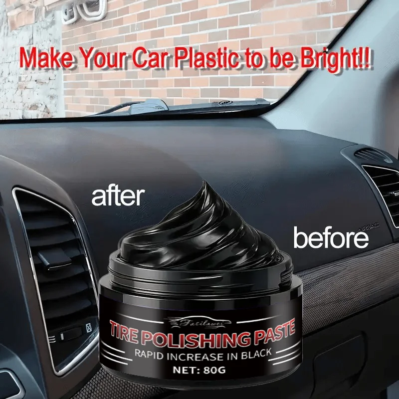 Car dashboard repair wax | Aging restoration, maintenance and polishing, restores plastic shine, revitalizes your car, refurbish