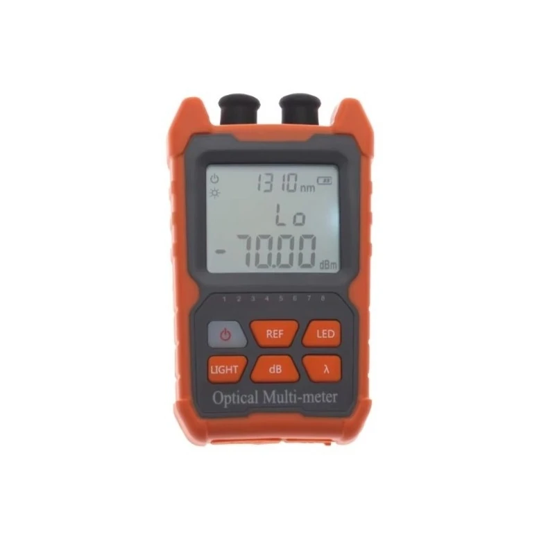 Optical Power Meter Optimizer with Red Light Source for Fiber Optic Equipment Including WiFi Networks FTTH 1310nm Wavelength