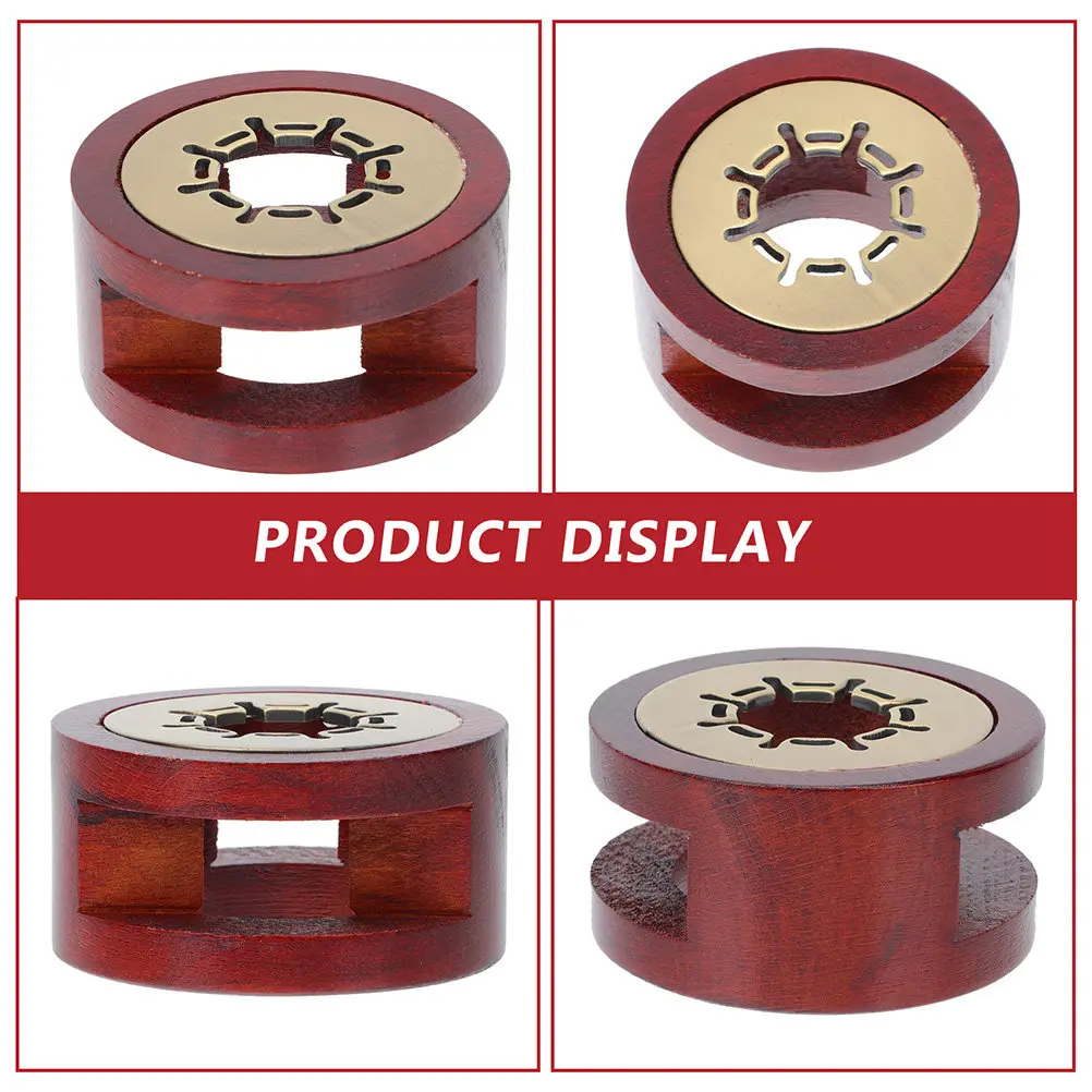 1Set Fire Seal Wax Stove Premium Wooden Melting Furnace Wax Seal Melter Spoon Kit Portable Gift for DIY Craft Gift for Friend