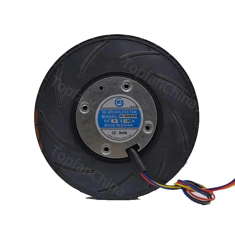 

2pcs Splash Proof Centrifugal Fan 150x35mm Waterproof 9W2TN24P1H001 DC 24 volt fans for Air Purifier