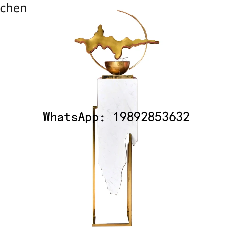 X8 company living room interior simple decoration lucky home ornament modern light luxury circulating water