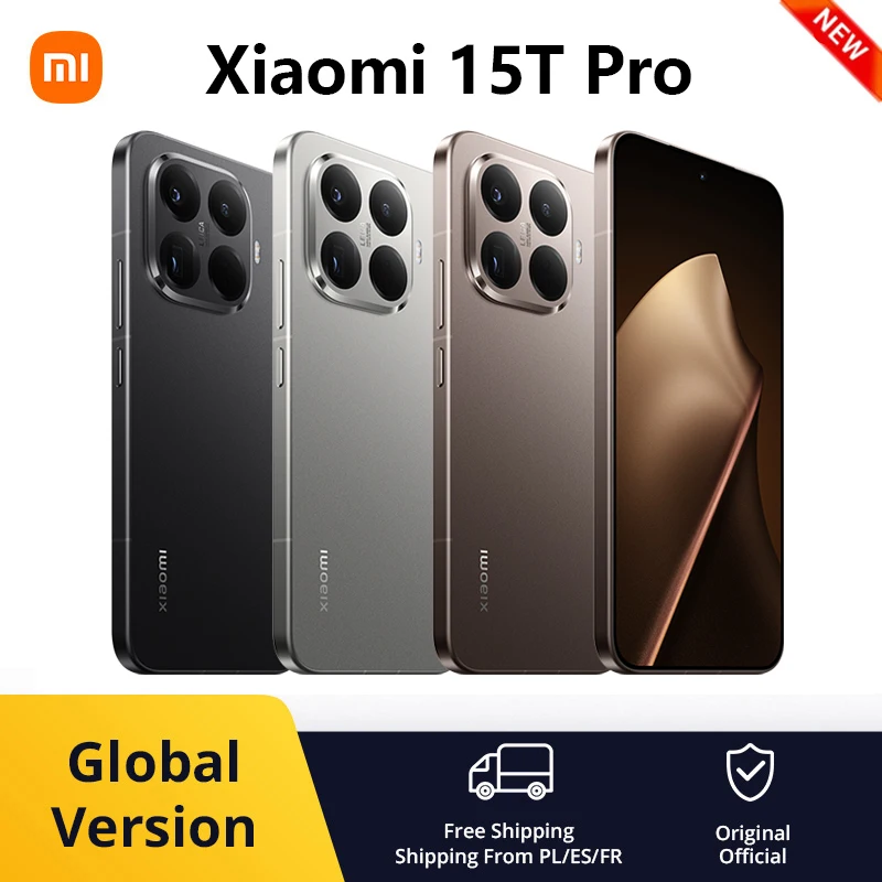 【Xiaomi】Versión global Xiaomi 15T Pro MediaTek Dimensity 9400+ Procesador Smartphone 6,83" 144 Hz Pantalla para el cuidado de los ojos 50MP Leica