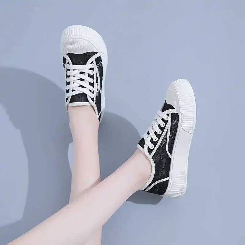 Thick Sole Zimni Women's Breathable Shoes Tennis Flat Boots For Women Kawaii Sneakers Sport New Season Loufers Tenix