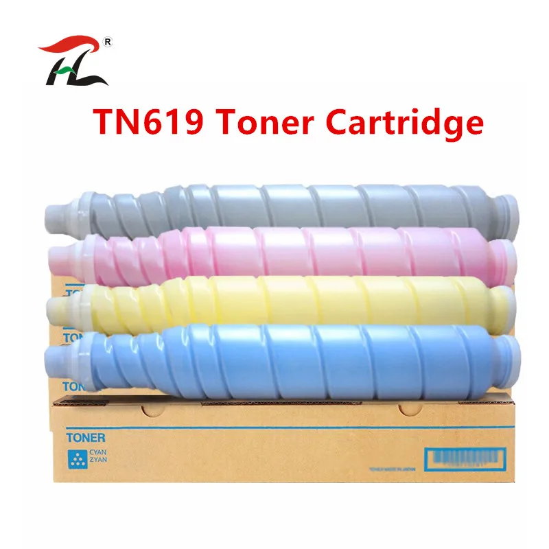 

Toner powder TN619 tn 619 Color Printer Toner Cartridge For Konica Minolta C1060 C1070 C2060 C2070 C3080 C4070 C4080 C3070