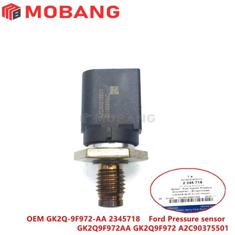 Fuel Injector Pressure Sensor Regulator OEM GK2Q-9F972-AA 2345718 GK2Q9F972AA GK2Q9F972 A2C90375501 FOR FFORD TRANSIT MK4 2.0L