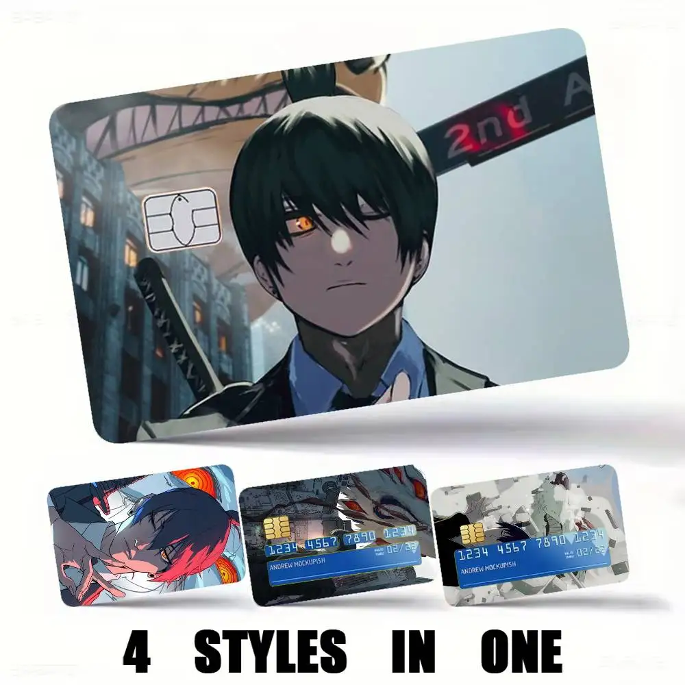 Aki-i Hayakaw-w Credit Card HD Stickers Easy to replace, change card style anytime as you like