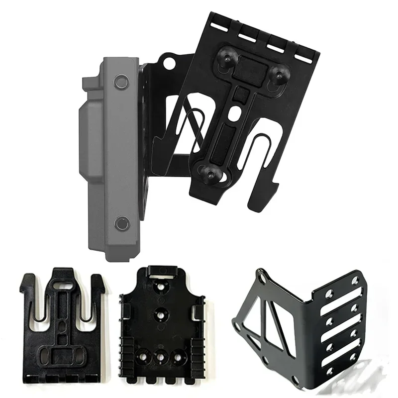 Kit de sistema de travamento QLS com garfo de travamento QLS19 e placa receptor QLS22 para base adaptadora de coldre de serviço e acessórios