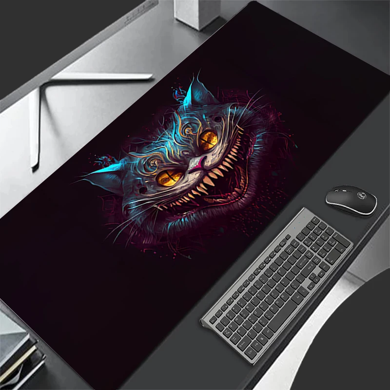 Cheshire Cat Alice In Wonderland Mouse Pad Extra Large Laptop Keyboard Cushion Girl Style Decoracion Desk Mat Birthday Gift