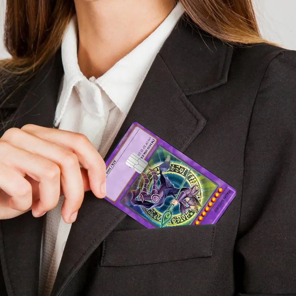 Yu-Gi-Oh MONSTER CARD Different Styles Poker Sticker Film Tape Skin For Credit Card Debit Card Big Chip view 4