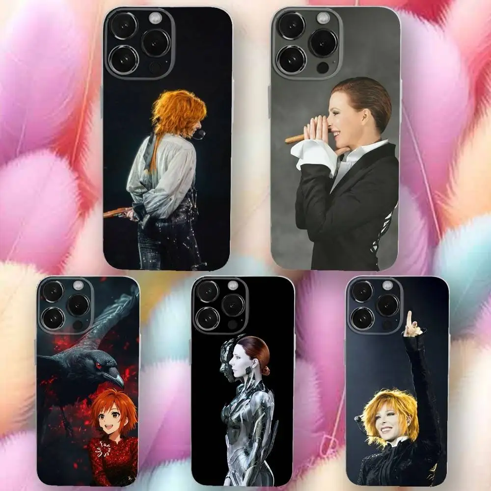

Singer M-Mylenes F-Farmers Phone Case For iPhone 16,se4,15,14,13,12,11 Plus,Pro,Max,XR,XS,X,Plus,SE,Mini Transparent Soft Cover