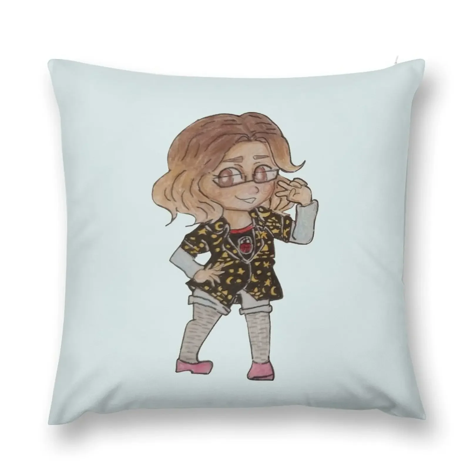 Chibi sona Throw Pillow Pillow Decor home decor items pillow