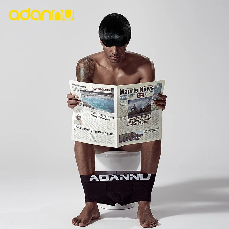 

1/3 шт. ADANNU брендовое мужское нижнее белье боксеры из модала дышащие Cueca Tanga удобные трусы-боксеры Calzoncillo мужские шорты