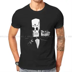 Grim Fandango Game Fabric TShirt The Reaper Elegant T Shirt Leisure Men Clothes Printing