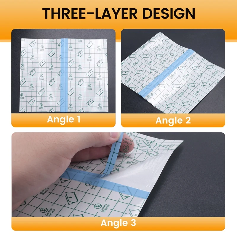 Shower Waterproof Patch 50 Pieces Disposable Transparent Stretch Bandage Shield Cover Tattoos Swimming