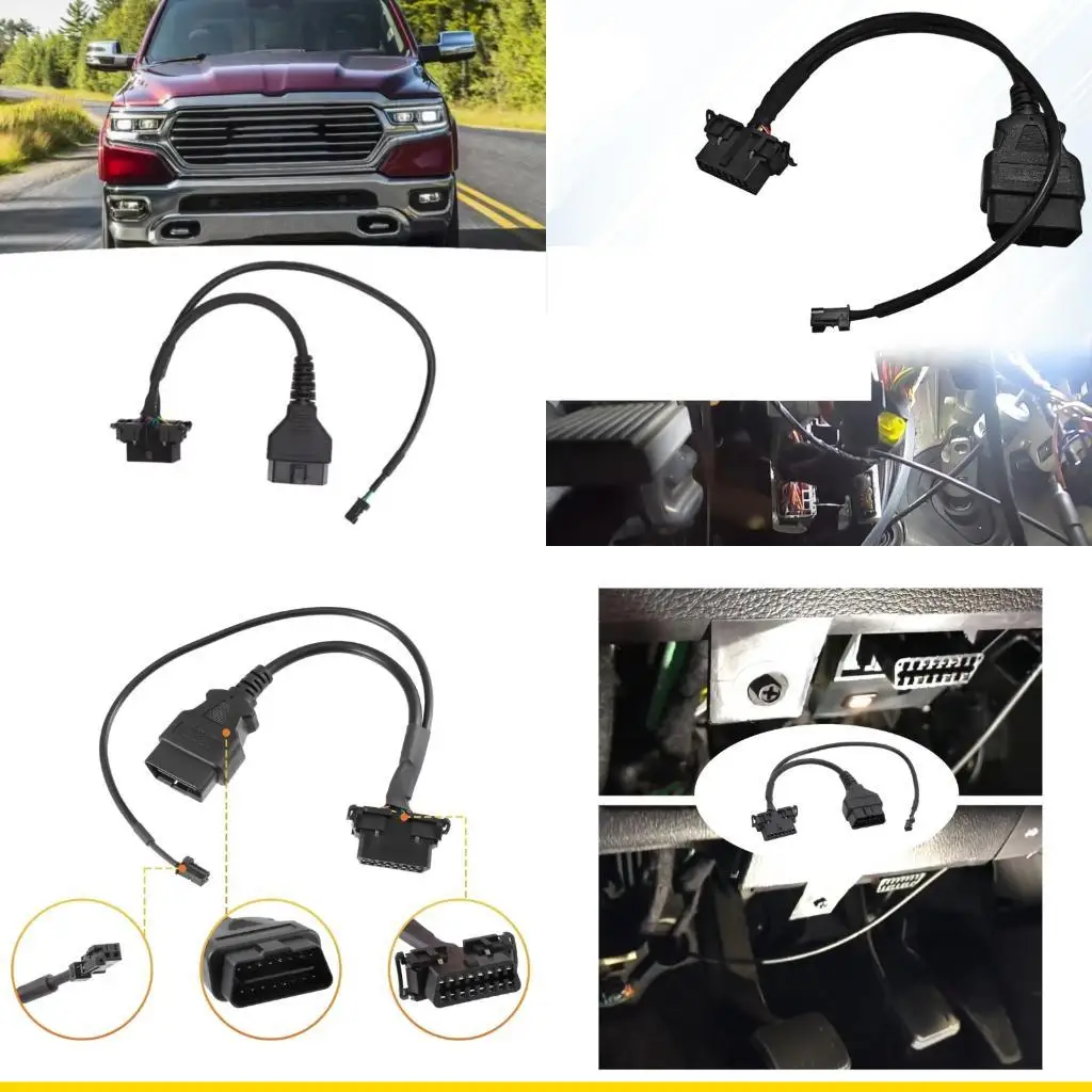 SZCH Security Gateways Bypass Cable For 1500 2500 2018-2020 Vehicles 16 Pin Diagnostic Tool Bypass Adapter Cable