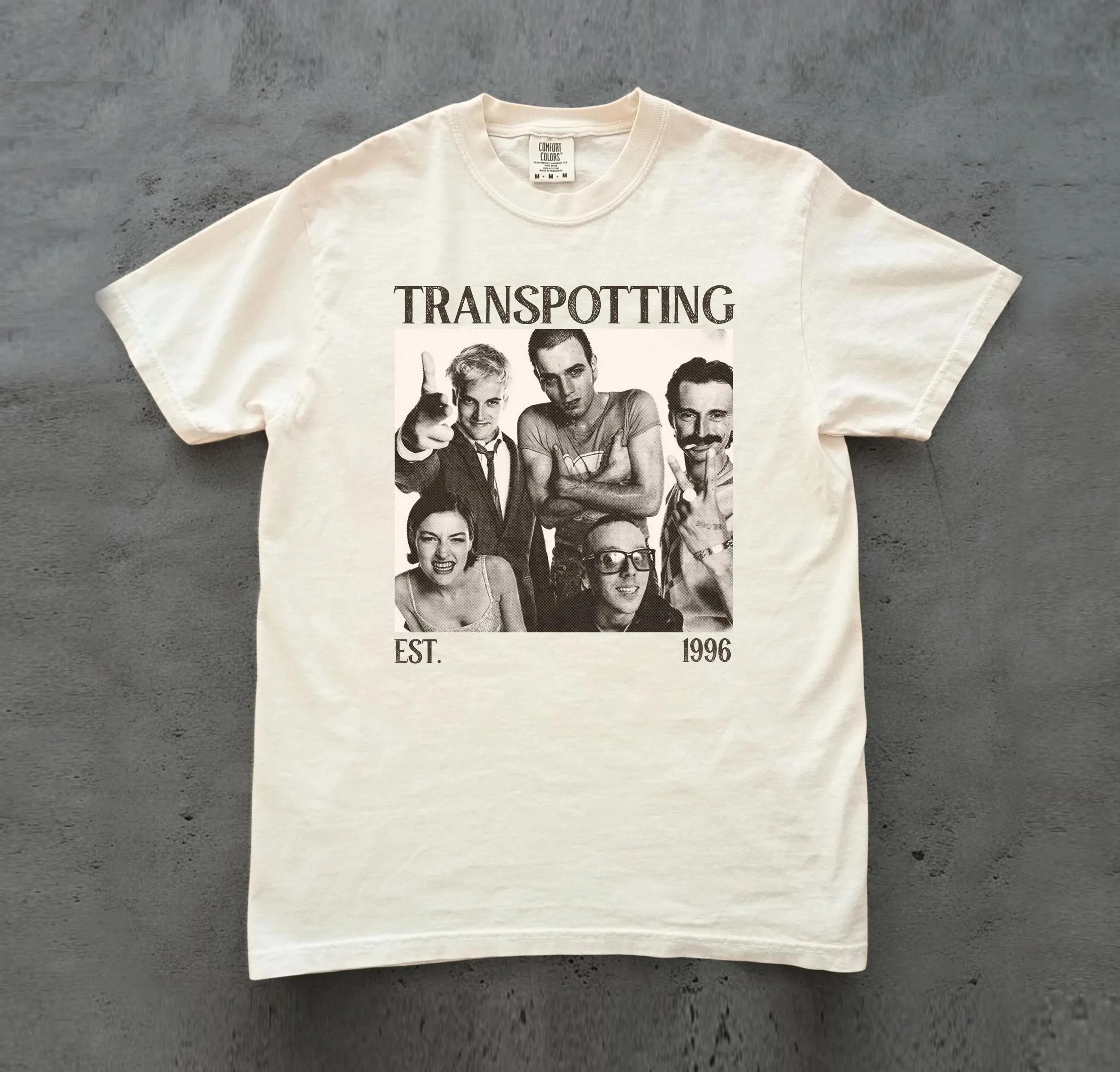 Train Guessing Retro Comfort Neck T-shirt, 90s Retro  Retro unisex T-shirt with printed pattern for daily casual short sleeves