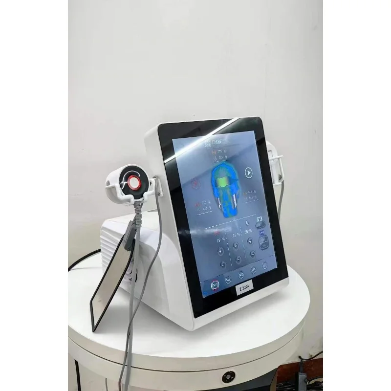 High-End White EMRF Facial Lift Wrinkle Machine Non-Invasive Wrinkle Removal Massage Care Sculpture V-Shaped Jaw Line Device