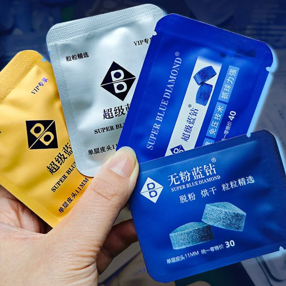 

Профессиональный наконечник для бильярдного кия Super Blue Diamond 11 мм, золотой/серебряный/синий/голубой