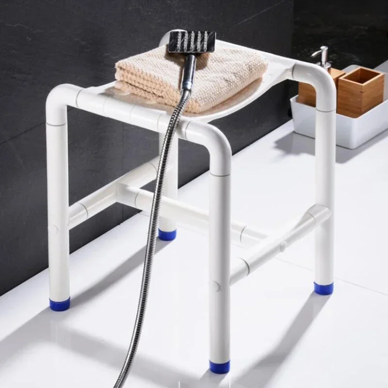 Stainless Steel Bath Stool  NonSlip Shower Chair for Elderly, Safe and Durable Bath Seat for Disabled, Reliable Bathroom Aid