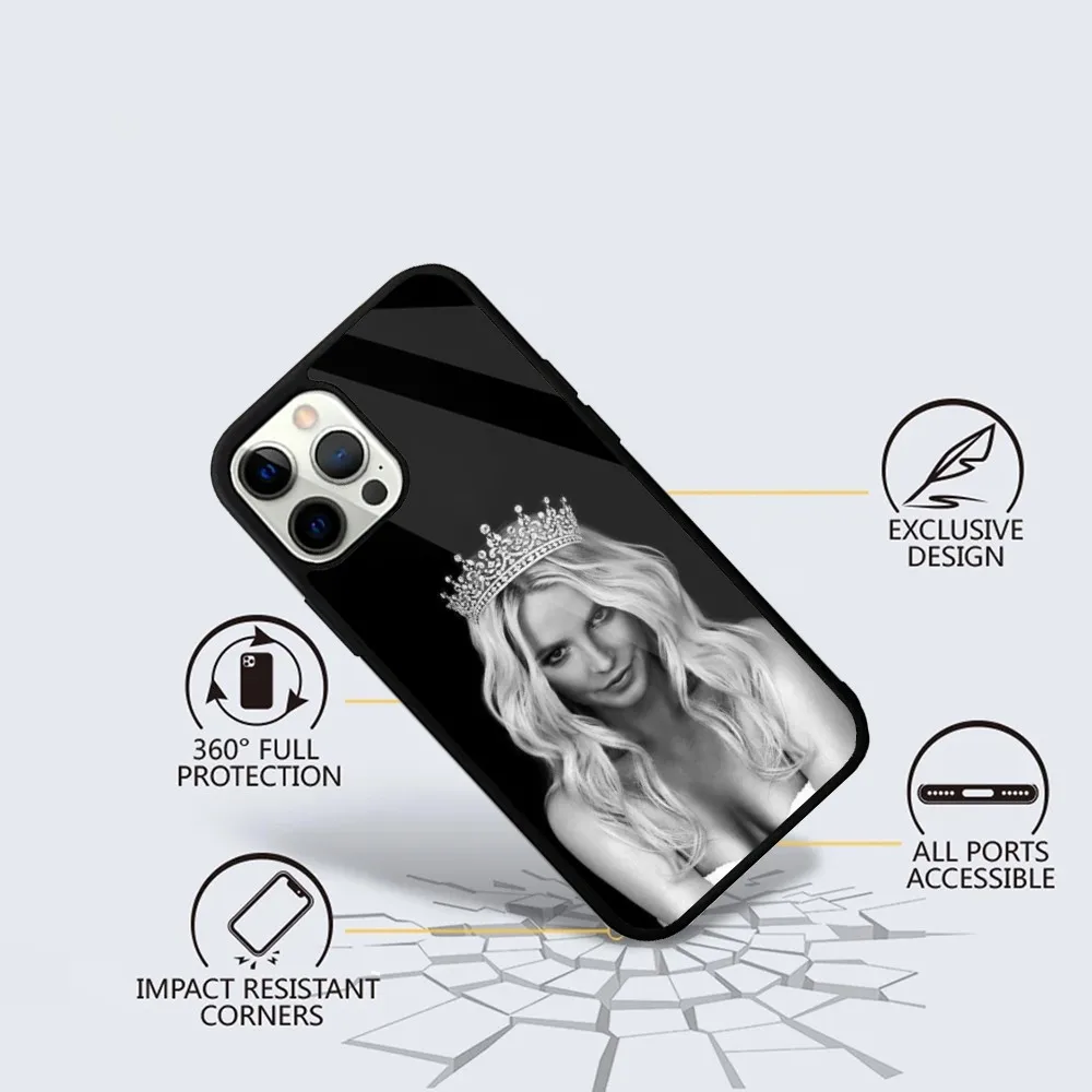 Singer B-Britney-S Spears  Phone Case For iPhone 15,14,13,12,11,Plus,Pro,Max Mini Magsafe Magnetic Wireless Charging