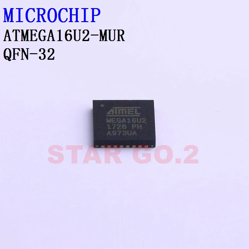 

5PCSx ATMEGA16U2-MUR QFN-32 MICROCHIP Microcontroller