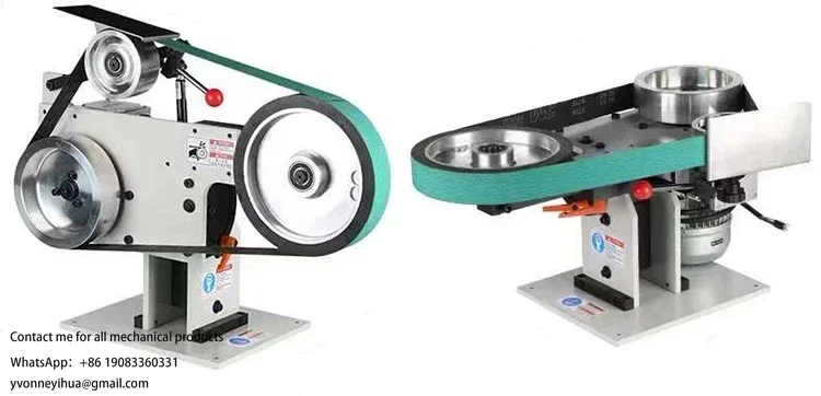 2x72 Abrasive Belt Adjustable Speed Pipe Surface Grinding Sander Machine with Desktop