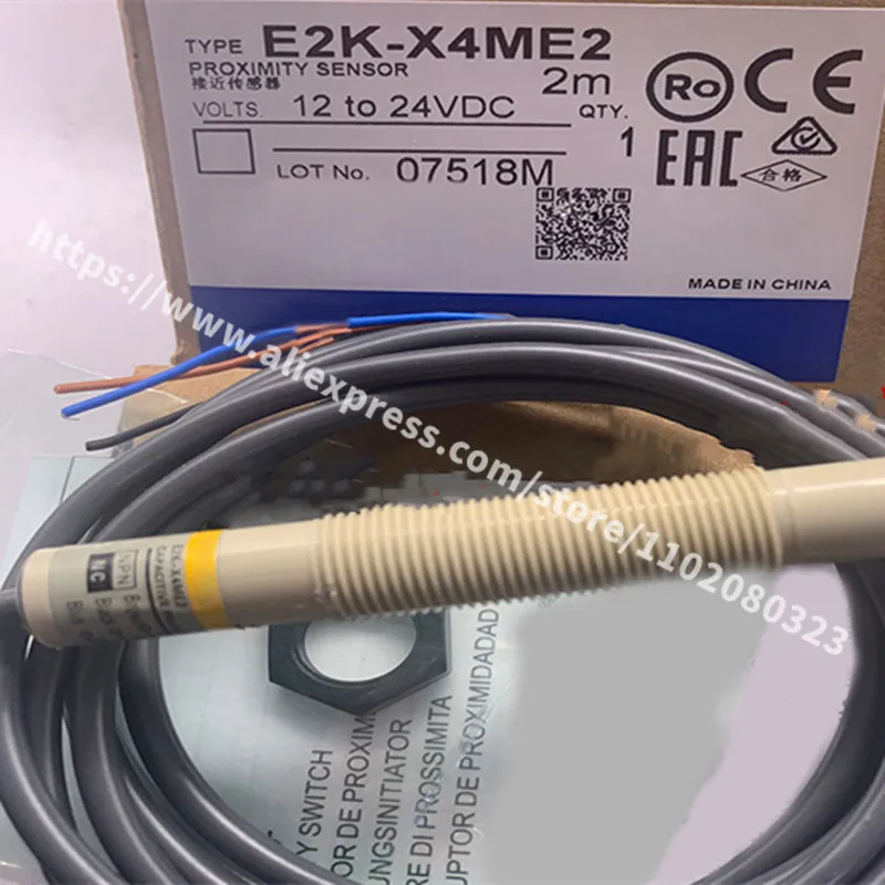 2PCS  E2K-X4MF1 E2K-X4MF2 E2K-X4ME1 E2K-X4ME2 E2K-X4MY1 E2K-X4MY2 New capacitive sensor