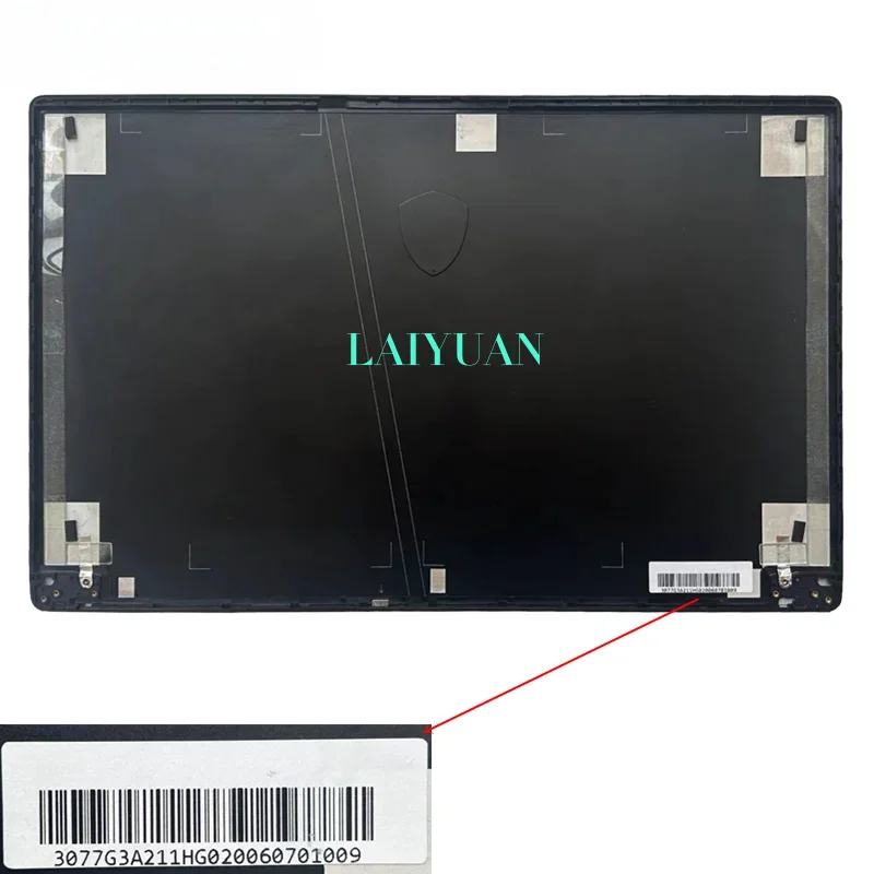 كمبيوتر محمول LCD غطاء خلفي حافظة علوية ، حافة ذهبية ، شبح ، MSI GS75 ، P75 ، Stealth MS-17G3 ، 3077G3A211 ، جديد