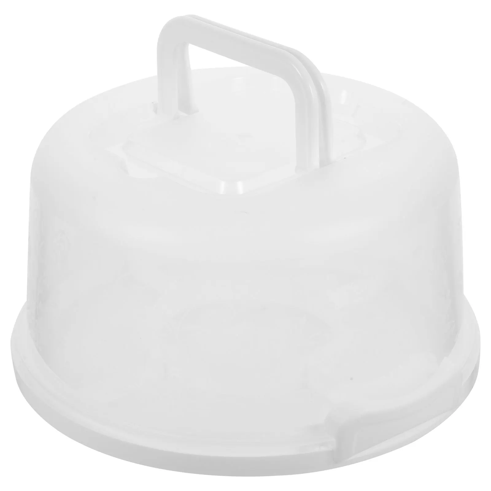 

Cake Box Food Trays Portable Airtight Bread Container Saver White Reusable Storage Containers For Cake Dish