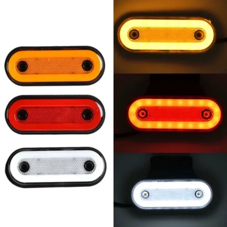 Luz LED de posición lateral, lámpara de liquidación de camión de 12V y 24V, luz trasera, remolque, Tractor, camión, lámpara de estacionamiento de advertencia