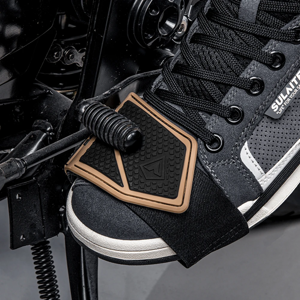 Universal Motorcycle Shifter Pad Durable Motorcycle Shoe Protective Gear Shift Pad Anti-skid Gear Shifter Guards Protector Cover